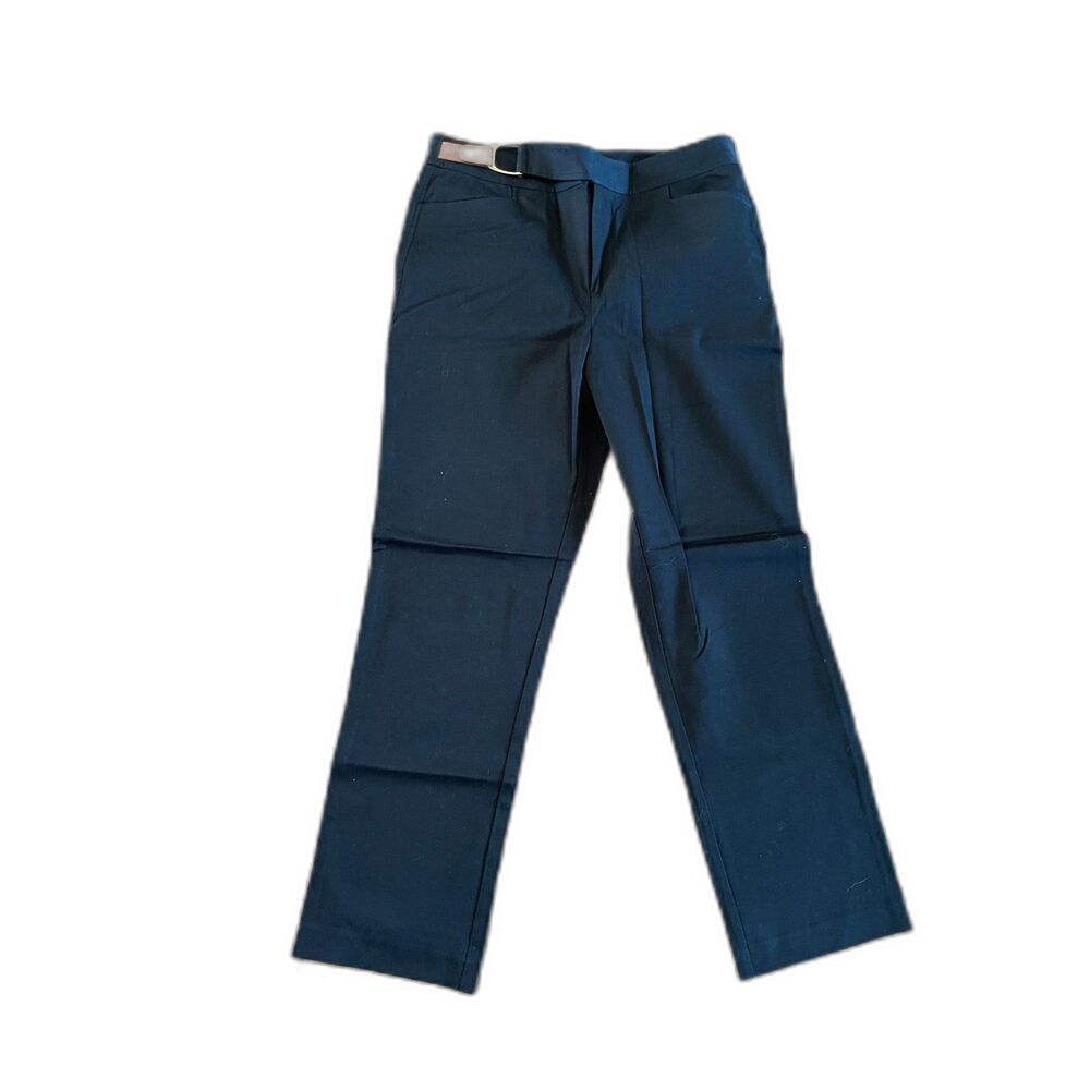 Lauren Ralph Lauren Buckle Closure Y2K Black Chino Pant Size 12